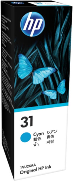 Genuine HP 31 Cyan Ink Bottle