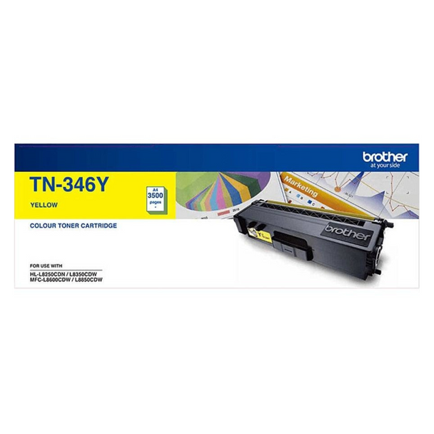 Brother TN-346 Yellow Toner Cartridge (Original)