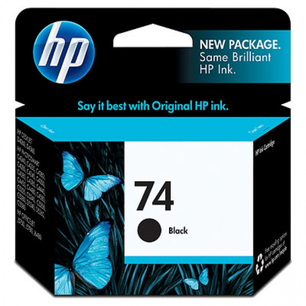 HP 74 Black Ink Cartridge (Original)