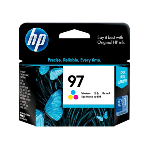 HP 97 Tri-Colour Ink Cartridge (Original)