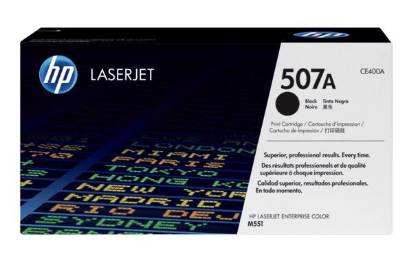 Genuine HP 507A Black Toner Cartridge