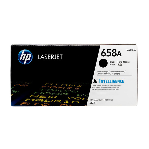 Genuine HP 658A Black Toner Cartridge