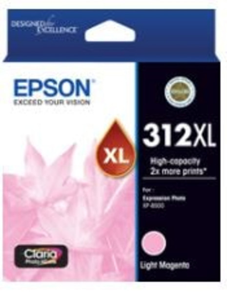 Epson 312XL Light Magenta Ink Cartridge - High Yield