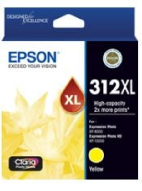 Epson 312XL Yellow Ink Cartridge - High Yield