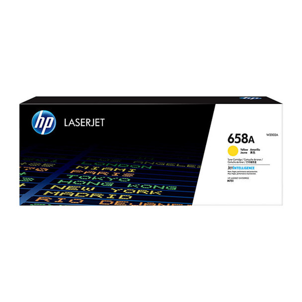 Genuine HP 658A Yellow Toner Cartridge