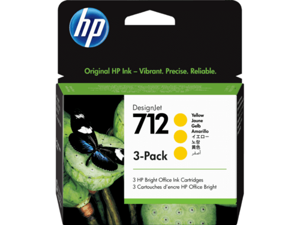 HP 712 Yellow Ink Cartridge (Original)