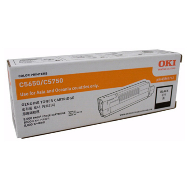 OKI C5650 Black Toner Cartridge (Original)