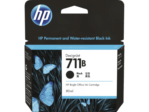 Genuine HP 711 Black Ink Cartridge