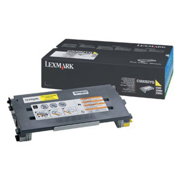 Lexmark C500 Yellow Toner Cartridge (Original)