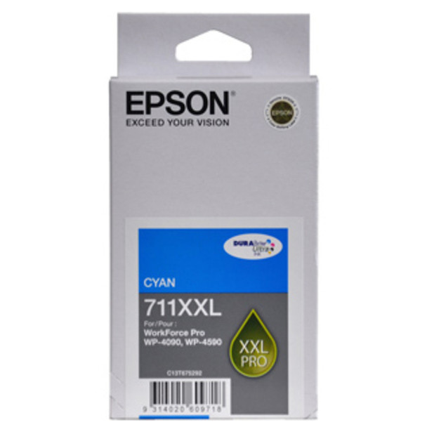 Epson 711XXL Cyan Ink Cartridge (Original)