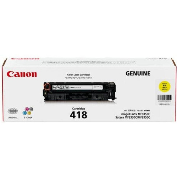 Canon CART418 Yellow Toner