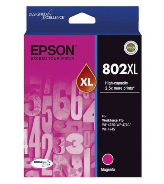 Epson 802XL Magenta Ink Cartridge (Original)