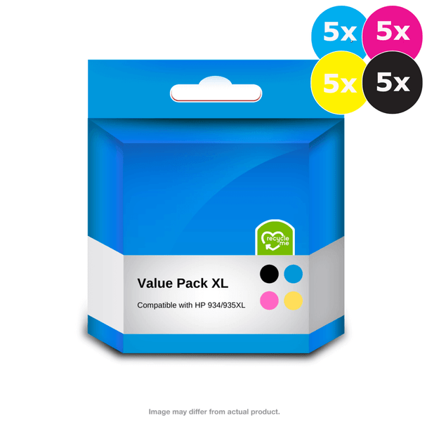 Compatible HP No. 955XL High Yield Bundle Packs x 5 - Buy Online