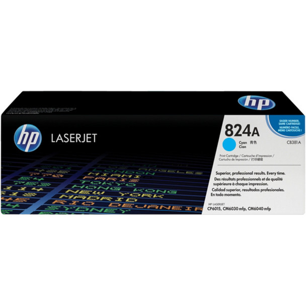 HP 824A Cyan Toner Cartridge (Original)