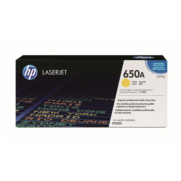 HP 650A Yellow Toner Cartridge (Original)