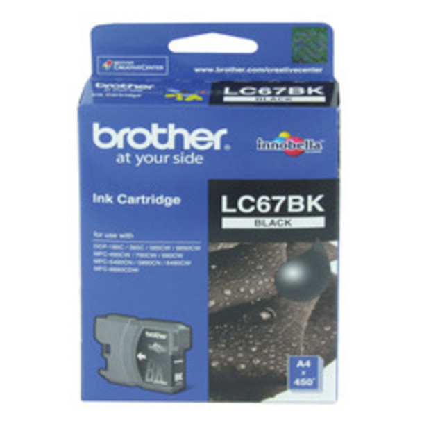 Brother LC67 Black Ink Cartridge (Original)