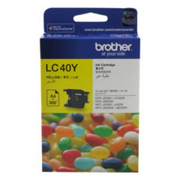 Brother LC-40 yellow Ink cartridge (Original)