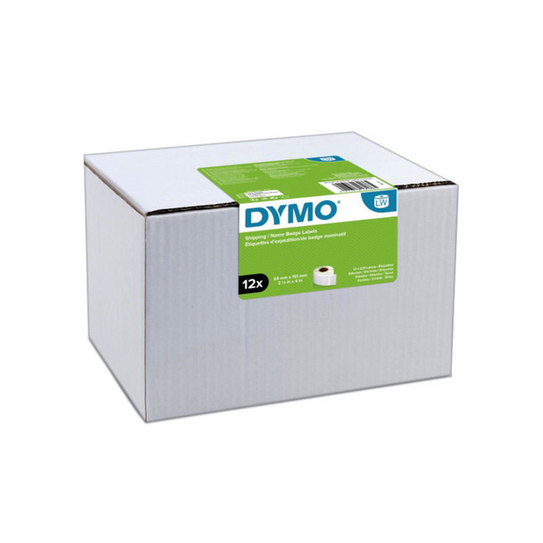 Dymo Labelwriter Standard Shipping Labels 54x101mm (Carton of 12 Rolls)