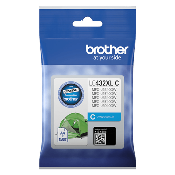 Brother LC432XL Cyan Ink Cart