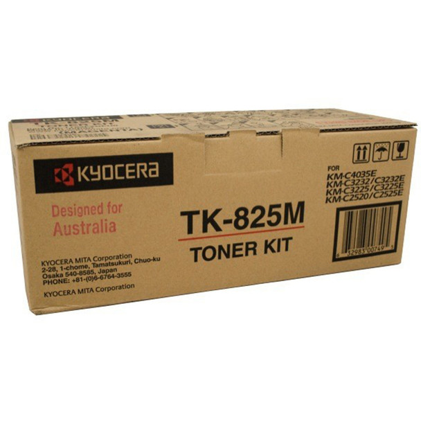 Kyocera TK-825M Magenta Toner Cartridge