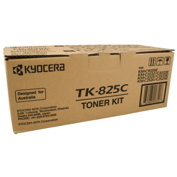 Kyocera TK-825C Cyan Toner Cartridge