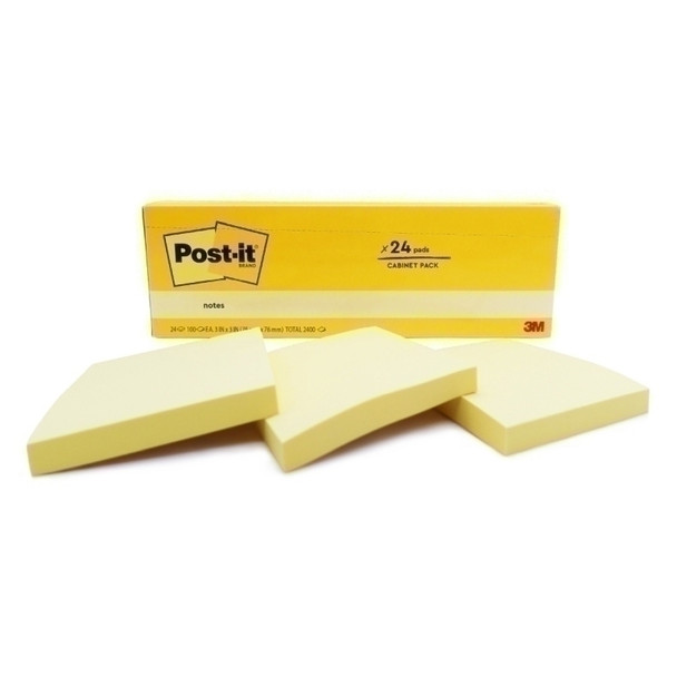 Post-It Note 654-24CY Ylw Pk24