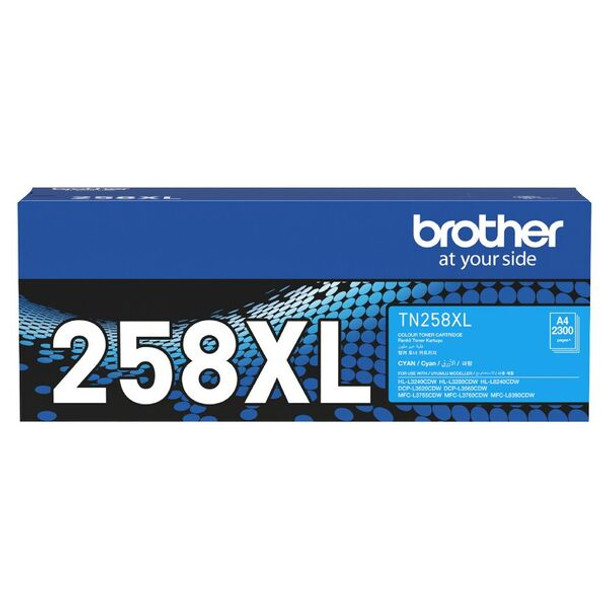 Brother TN258XL Cyan Toner Cartridge