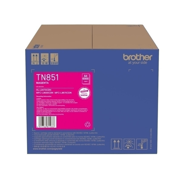 Brother TN851 Magenta Toner Cartridge