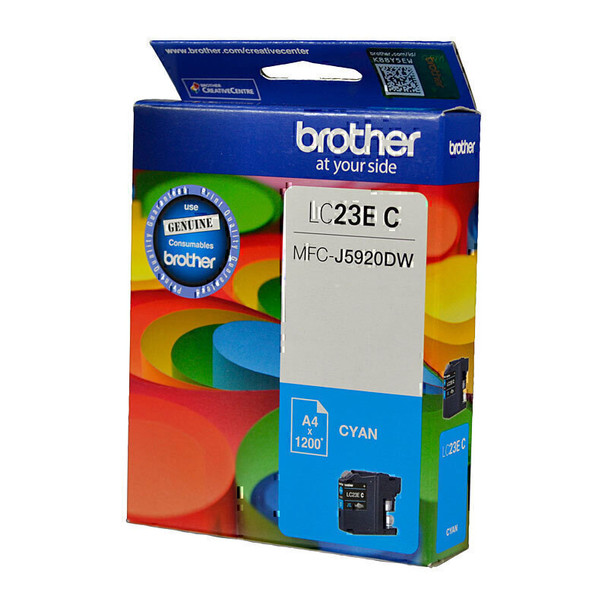 Brother LC23E Cyan Ink Cartridge