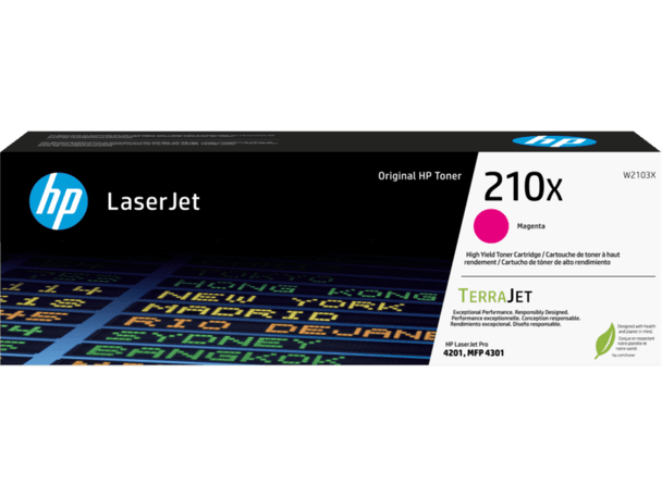 Genuine HP 210X Magenta High Yield Toner Cartridge