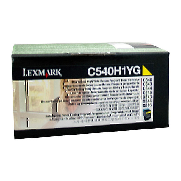 Lexmark C540H1YG Yellow Toner Cartridge