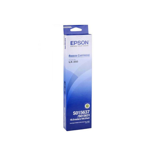 Epson S015637 Ribbon Cartridge - High-Quality Printer Ribbon | Compatible with Epson Printers | Long-Lasting and Reliable Performance