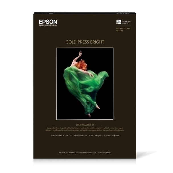 Epson S042308 Cold Press A4 Watercolor Paper - High-Quality Artist Supplies