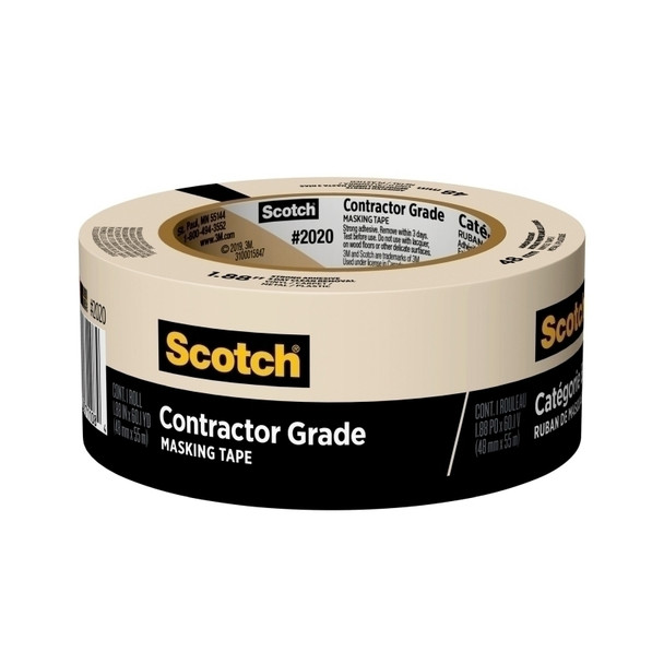 Scotch Masking Tape 2020-48MP - Premium Quality Painter's Tape for Clean Edges