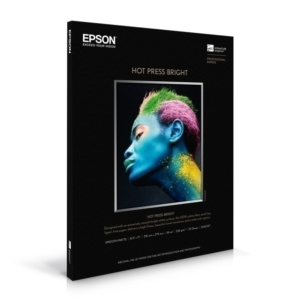 Epson S042330 Hot Press A3+ Fine Art Paper - Premium Quality for Professional Prints
