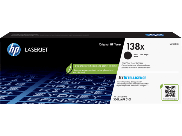 Genuine HP 138X Black Laserjet Toner Cartridge