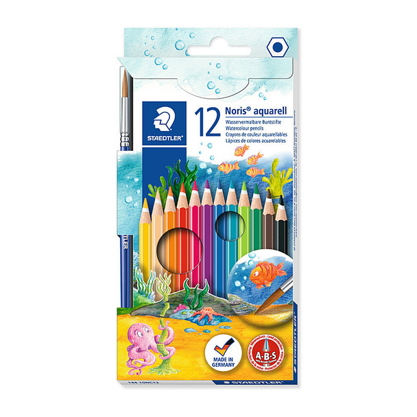 Staedtler Noris Aquarell Watercolour Pencils Box 12