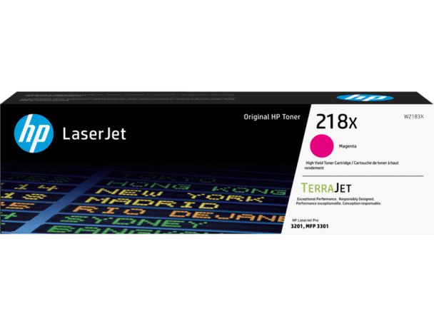 Genuine HP 218X Magenta High-Yield Toner Cartridge (W2183X)