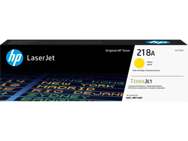 Genuine HP 218A Yellow Standard Toner Cartridge (W2182A)