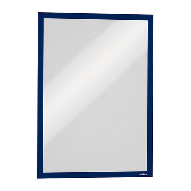 Durable Duraframe Sign Holder A3 Navy (Pack of 2, Box of 5)
