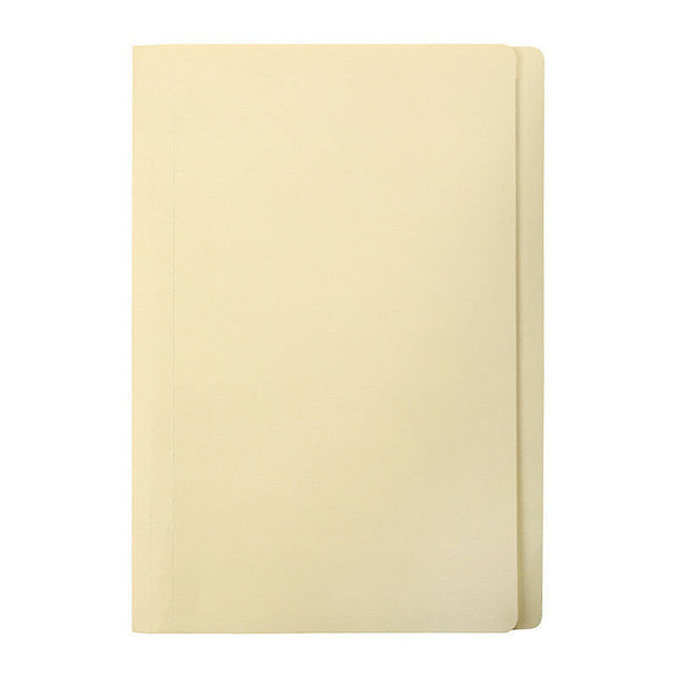 Marbig Manilla Foolscap Buff folder, pack of 20, Genuine product, cream colored, rectangular office supply item.