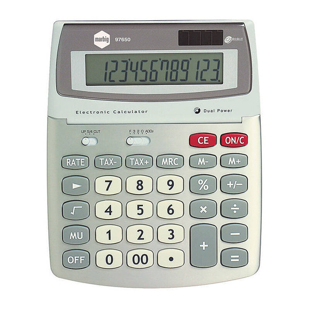 Marbig Calculator Desktop 12 Digit Gst