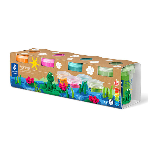 Staedtler 8134 02 Genuine Office Supply Pen packaging with colorful aquatic design and product display.