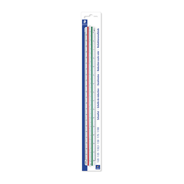 Staedtler 561 98-2BK Genuine Office Supply Pen, blue, red, and black stripes on white packaging.