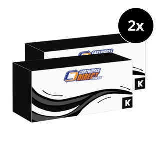 Compatible HP 148X (W1480X) Black 2x Bulk Pack (2 Cartridges)