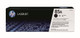 HP Genuine 85A Black Toner Cartridge, LaserJet printer supply, HP brand, black color, original packaging.