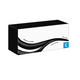 White Box HP 507A Cyan Toner Cartridge compatible packaging with black and blue design elements.