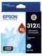 Epson 312XL Light Cyan Ink Cartridge - High Yield