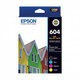 EPSON XP 4200 ink cartridge pack, 604 series, 4-color pack, Epson brand, standard capacity.
