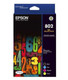 Epson 802 1 x Black, Cyan, Magenta, Yellow Ink Cartridge (Original)